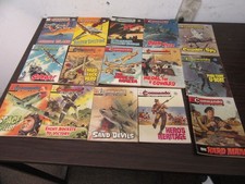JOB LOT COMMANDO WAR COMICS