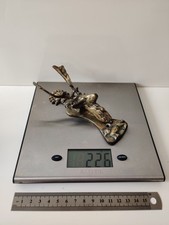 Vintage Brass Stag Head Door Knocker