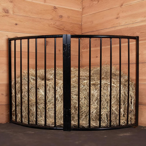 Corner hay feeder for - hay,