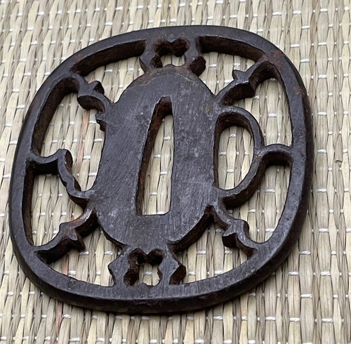 Japanese tsuba sword guard - tsuba,