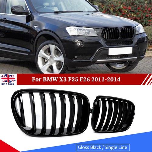 Gloss black front - gloss, kidney