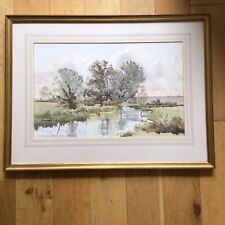 Daphne Vulliamy (1921-2010) 20th Century Watercolour Country Landscape Painting
