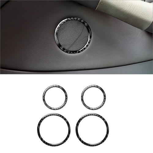 4pcs carbon fiber door speaker - carbon,