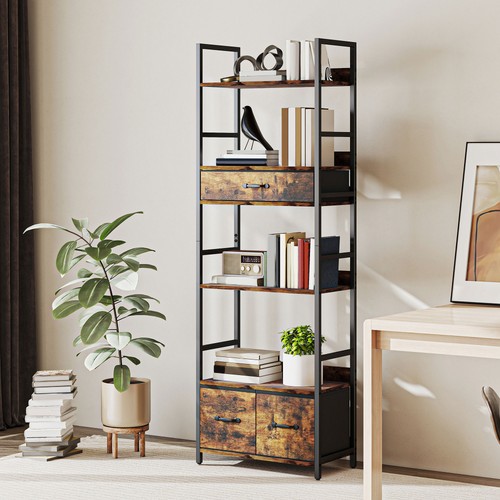 Homcom industrial bookshelf - homcom,