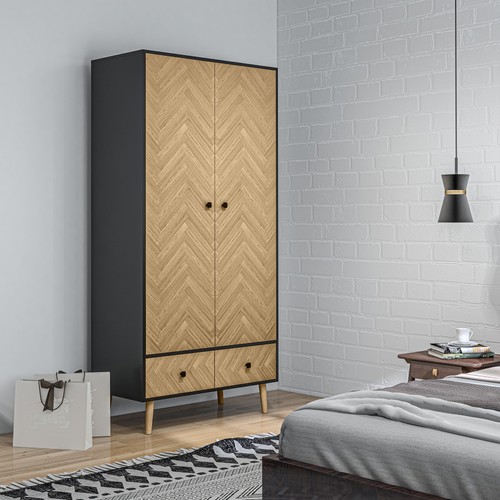 Homcom modern wardrobe cabinet - homcom,