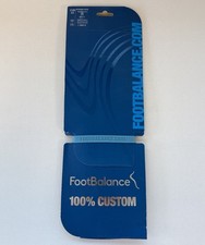 Footbalance 100% Custom Dynamic Insoles Dynamic Blue EUR 44 UK 10 New RRP £45