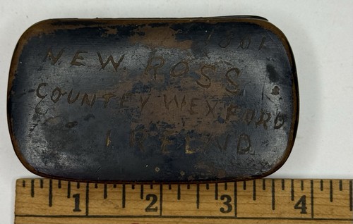 Georgian snuff box - snuff,