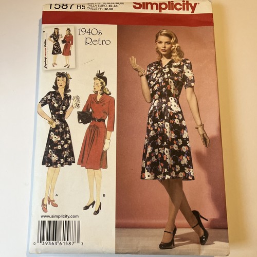 Vogue 1940s dress sewing - vogue,