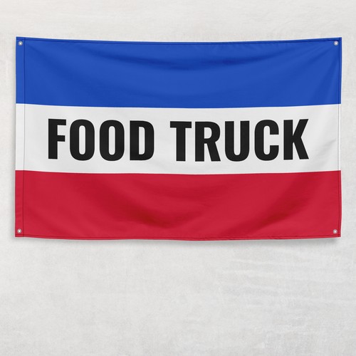 Food truck 3x5 advertising - food,
