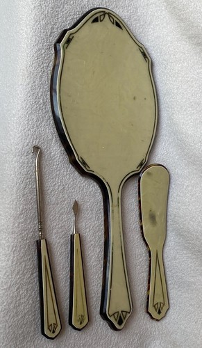 Vtg french ivory lucita gold - vtg,