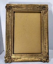 Gold Antique Rococo Style Ornate Picture Photo Frame Damaged See Description 