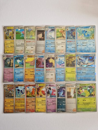 25x 151 pokemon cards - 25x,