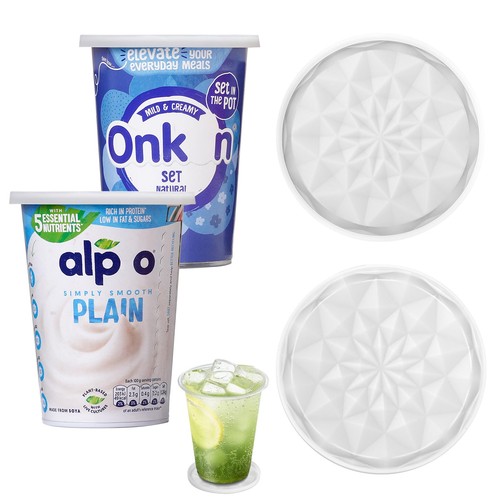 Yogurt pot lids 500g pack - yogurt,