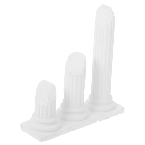 Gypsum column statue artistic - gypsum,
