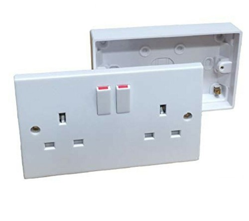 13amp twin double - twin, switched