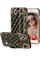 iPhone 12 Pro Case Glitter Luxury Plating Case with...