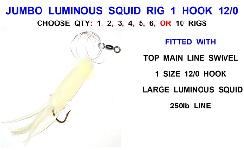 Jumbo luminous squid rig - jumbo, 1