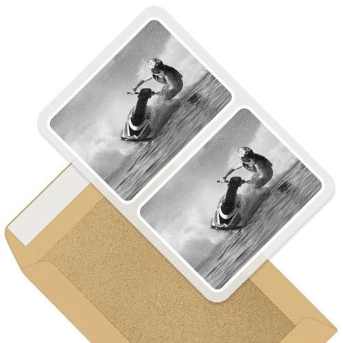 Rectangle stickers 7 5cm - rectangle, 7.5cm