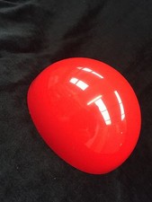 RED  PERSPEX ACRYLIC DOME WITH