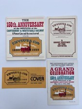 Canterbury & Whitstable Railway 150th Anniversary Ephemera Bundle 1980