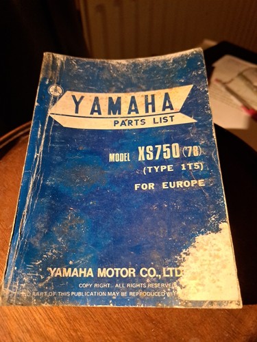 Yamaha xs750 parts list - xs750,