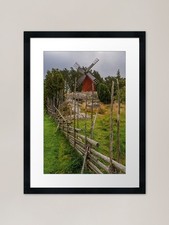 Aland Windmill Framed Art