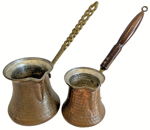 Pair vintage turkish brass - vintage, or