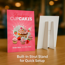 Printed Strut Card Countertop