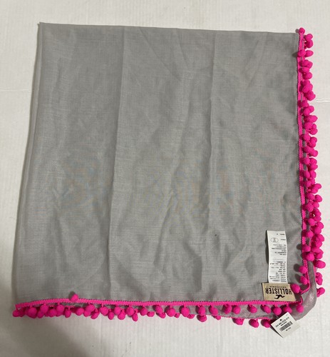 New hollister scarf gray - gray, with