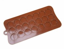 2.5cm CIRCLES Discs Chocolate