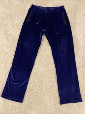 Men's Blue Versace Velour Tracksuit - Pants L / Top M