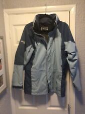 Berghaus Gortex XCR  Ladies sky Blue jacket with hood size uk12