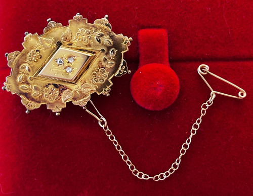 Antique 9ct gold victorian - gold,