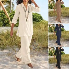 Summer Ladies Cotton Linen