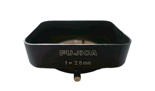 Fujica metal lens hood 28mm - lens,
