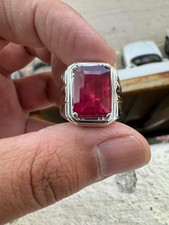 Lab Created Ruby Gemstone 925
