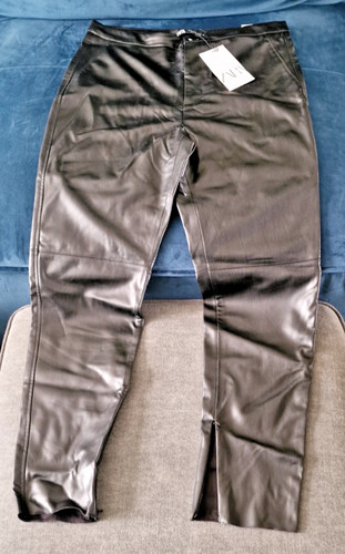 Zara faux leather high - , rise