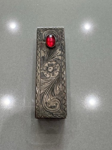 Antique 1930 etched - etched, sterling