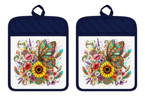 Butterfly flowers ornate gift - butterfly,