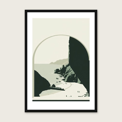 Screen print style - print, mawgan