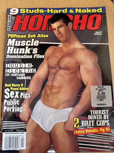 Honcho magazine april 2004 - magazine,
