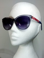 RADLEY RDS Amber Col. 108 Red Blue Pattern Frames Women's Oversize Sunglasses