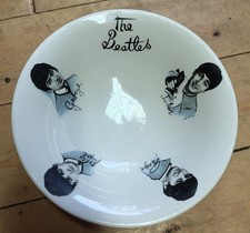 The Beatles Washington Pottery Hanley England Ceramic Breakfast Bowl 1963