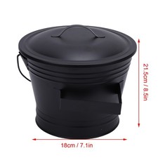 Metal Fireplace Bucket With