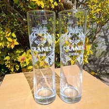 2x (Pair) Cranes Cider Branded
