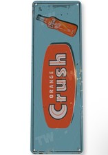 ORANGE CRUSH TIN SIGN MADE
