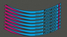 Hope Tech 35W Rim Decal stickers 27.5 Full Set mountain bike down hill blue pink
