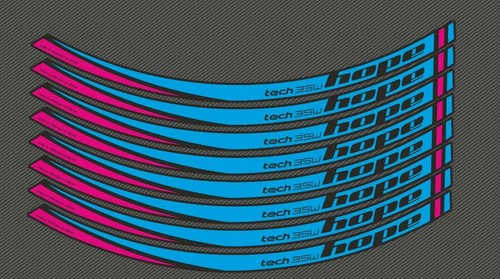 Hope tech 35w rim decal - hope,