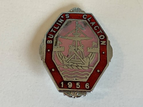 1956 butlins clacton - 1956, enamel