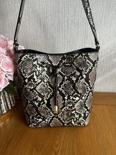 ??? Ralph Lauren python bucket bag
